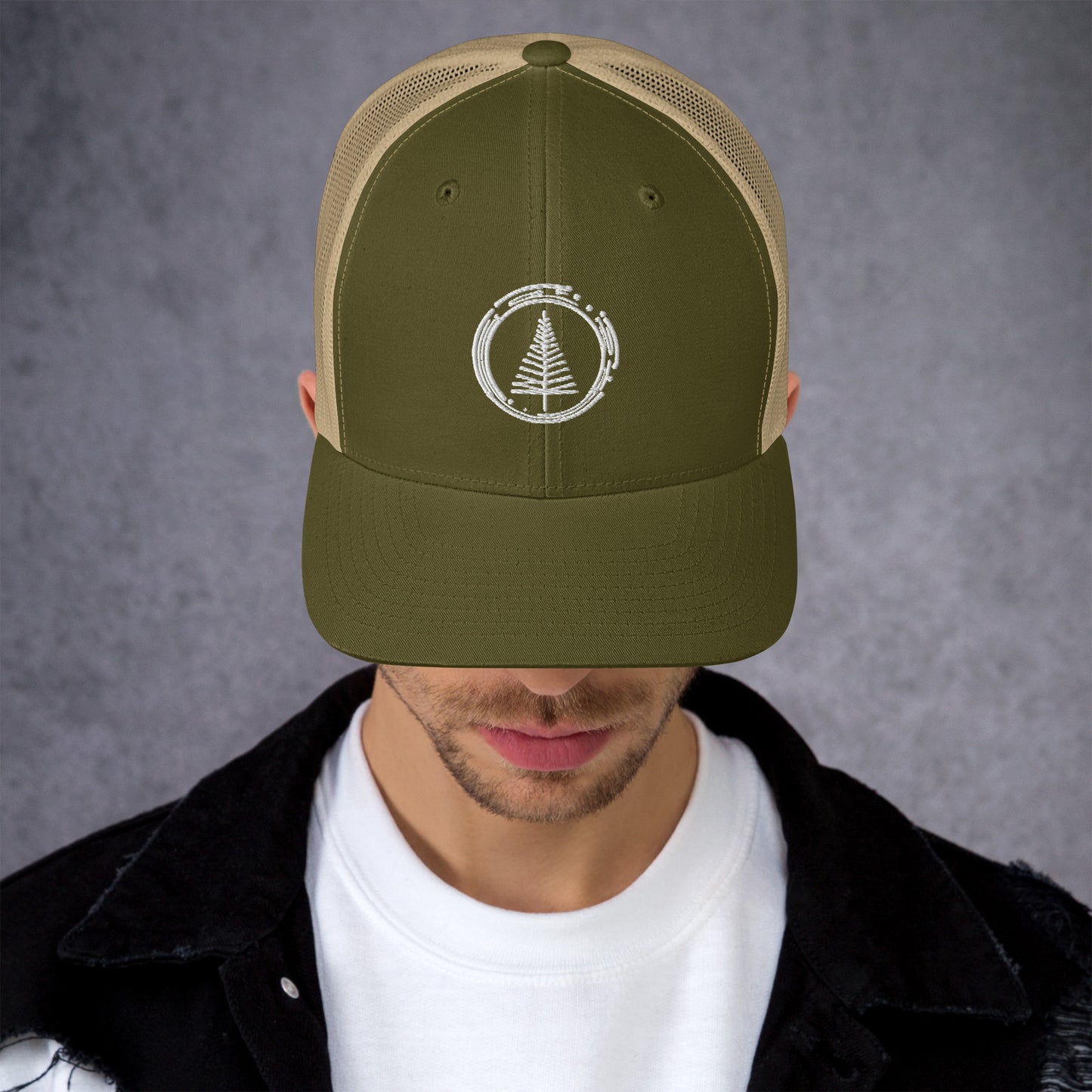 Pine Needle Trucker Cap